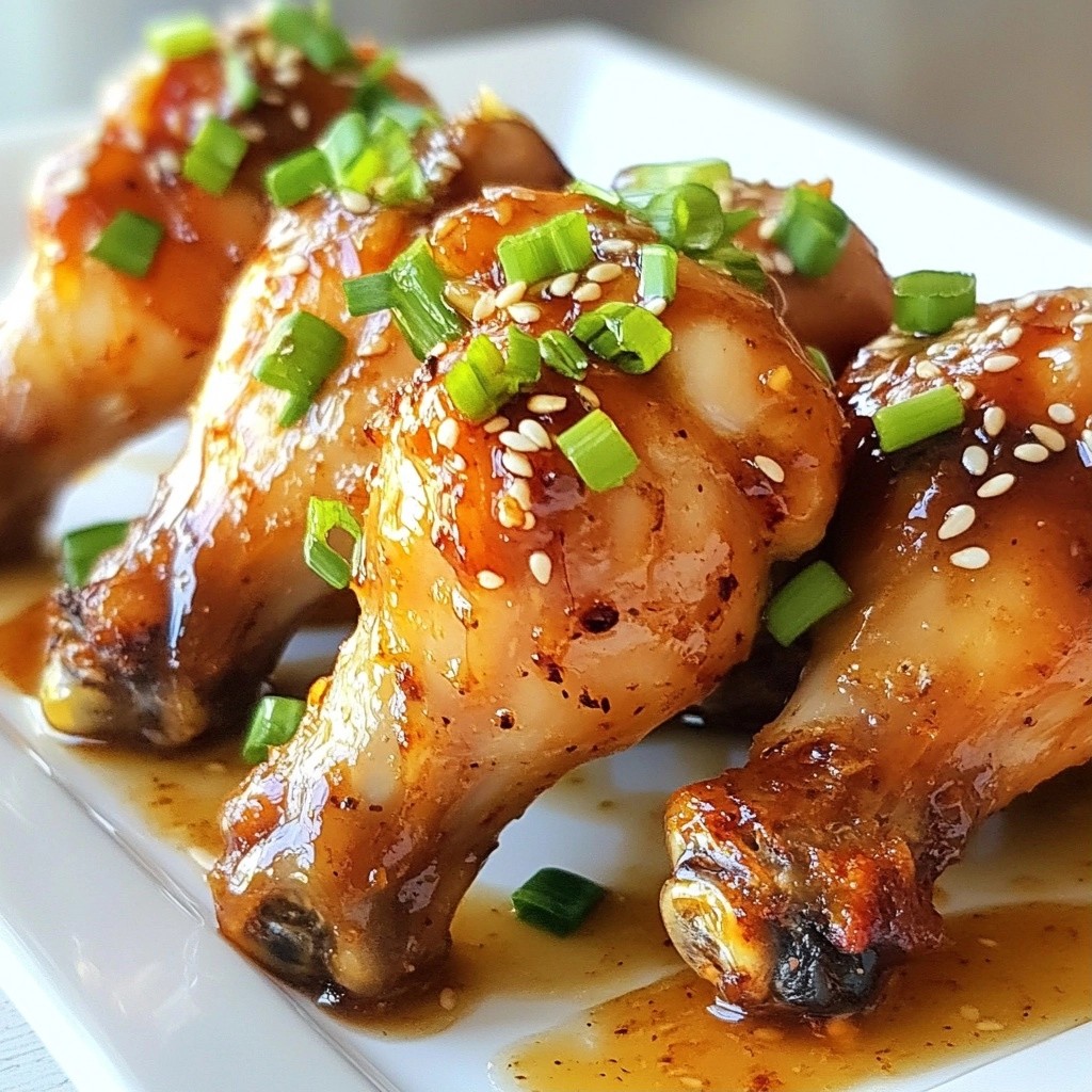 Crispy Instant Pot Honey Garlic Chicken Drumsticks Recipe