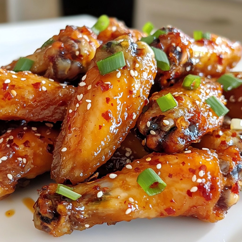Spicy Honey Garlic Wings Flavorful and Simple Recipe