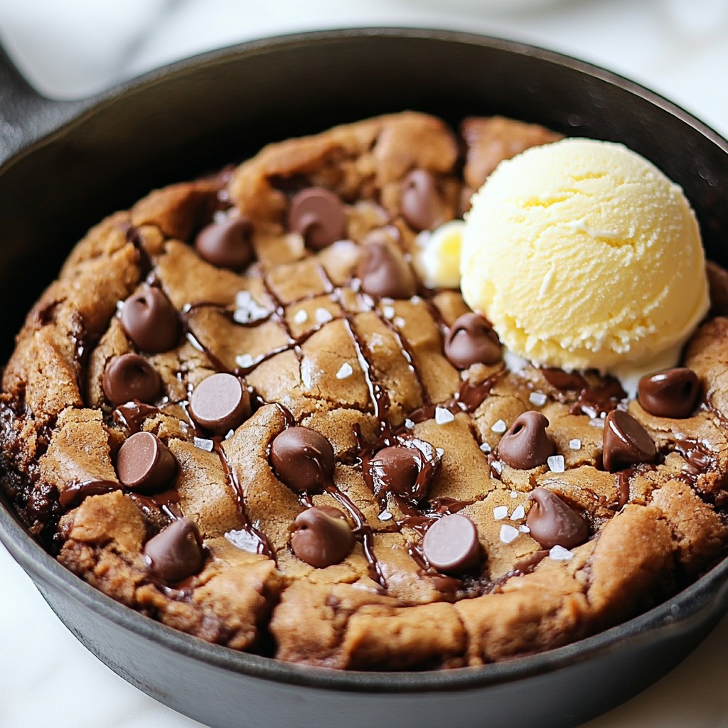 Chocolate Chip Cookie Skillet Delightful and Easy Bake