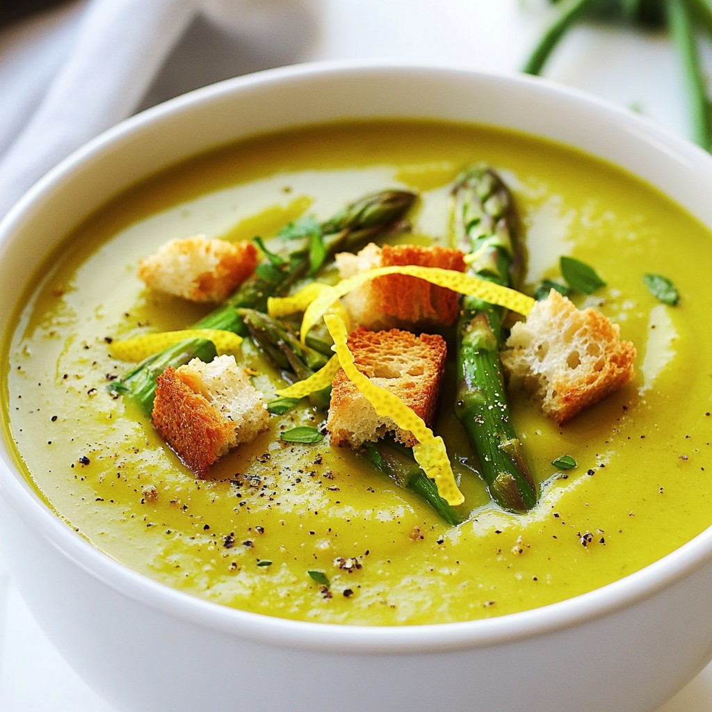 Velvety Instant Pot Cream of Asparagus Soup Recipe