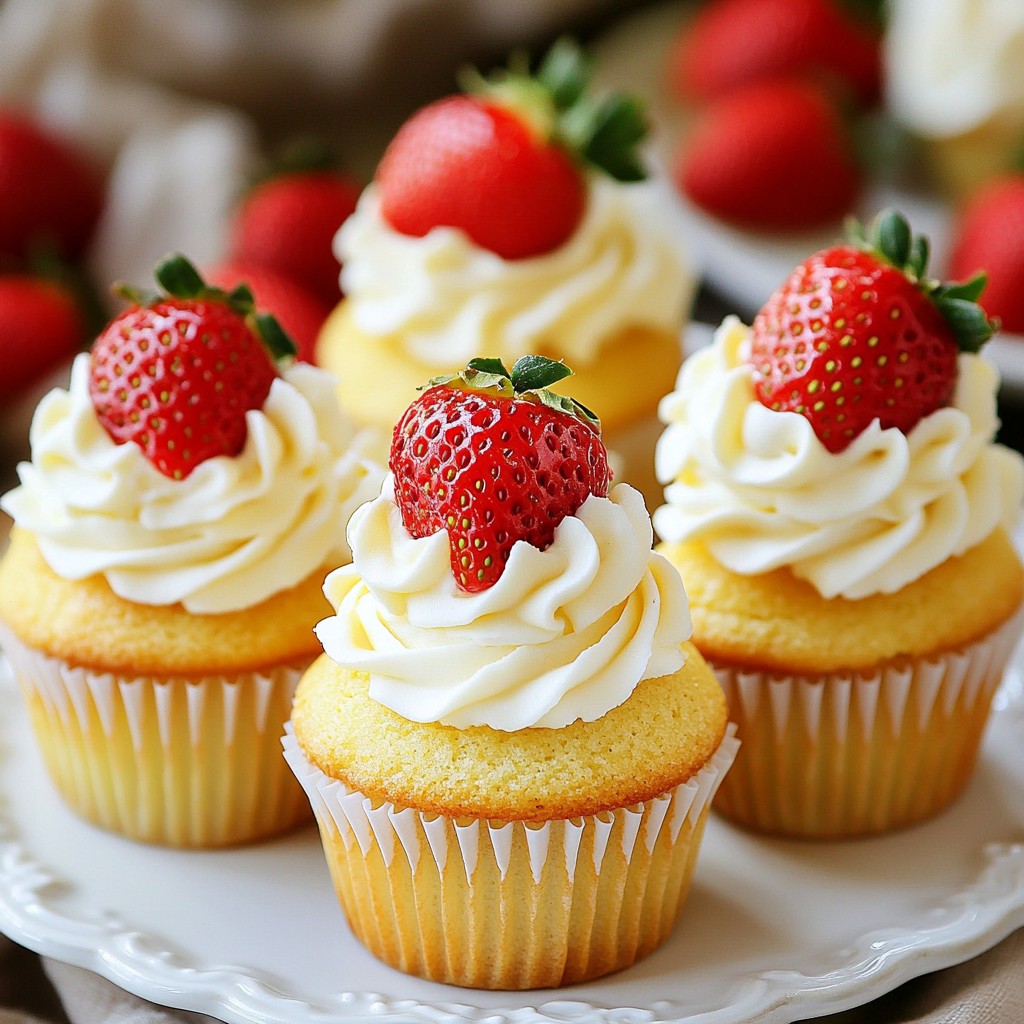 Strawberry Shortcake Cupcakes Delightful and Easy Treat