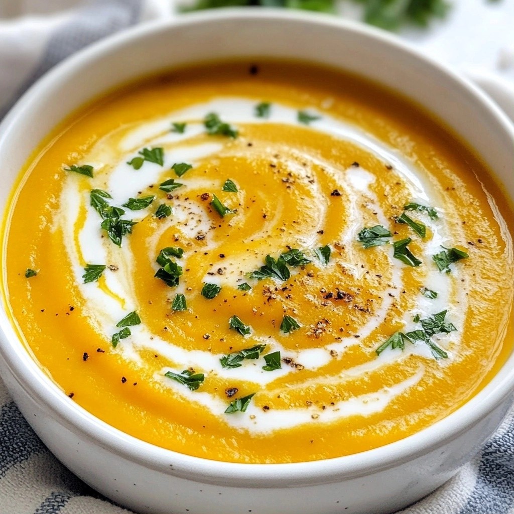 Hearty Instant Pot Carrot Butternut Squash Soup Recipe