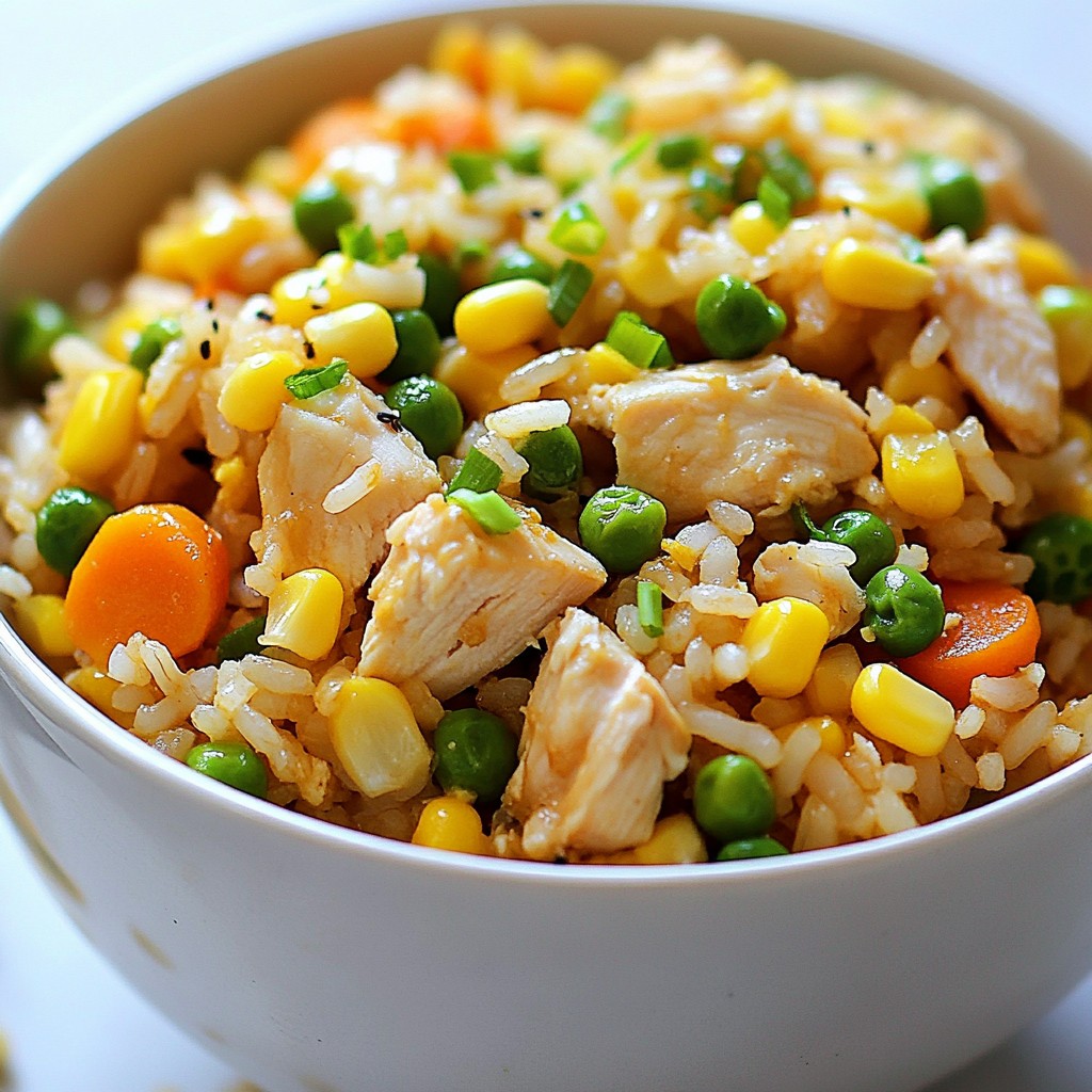 Easy Chicken Fried Rice Savory and Quick Recipe