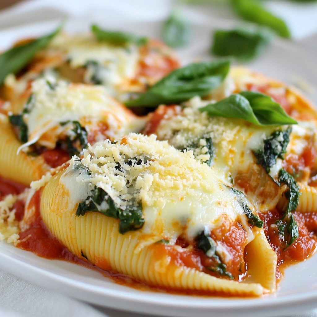 Cheesy Instant Pot Spinach and Ricotta Stuffed Shells