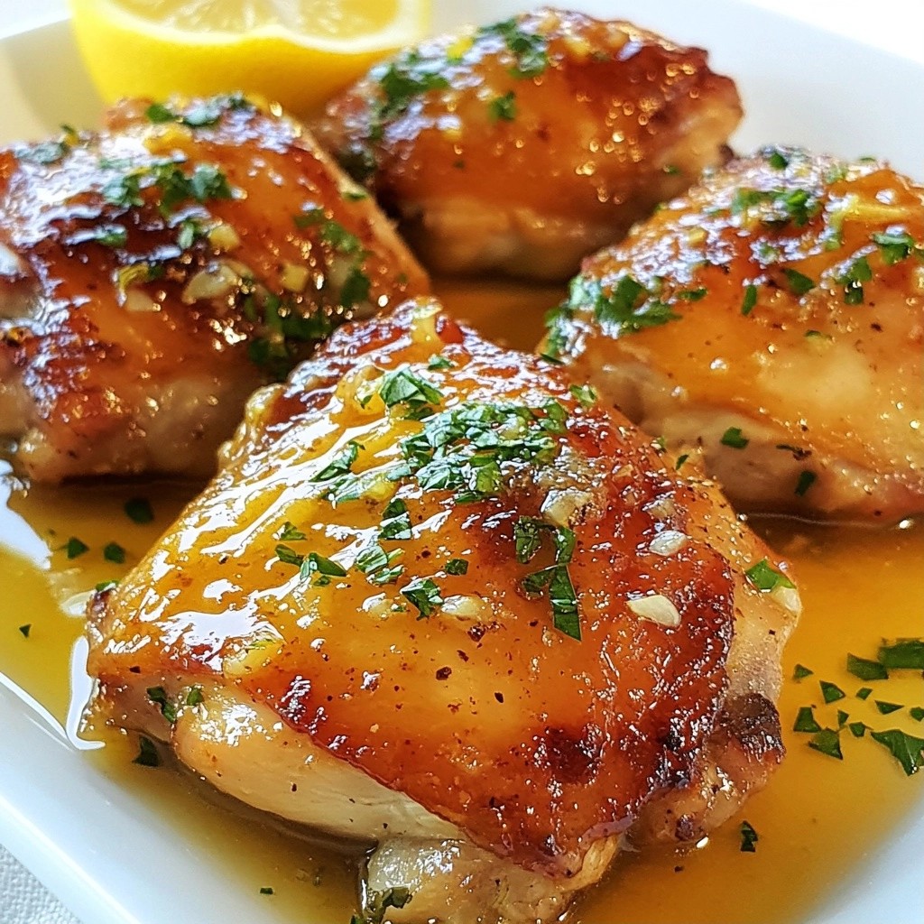 Tangy Instant Pot Lemon Honey Chicken Thighs Recipe