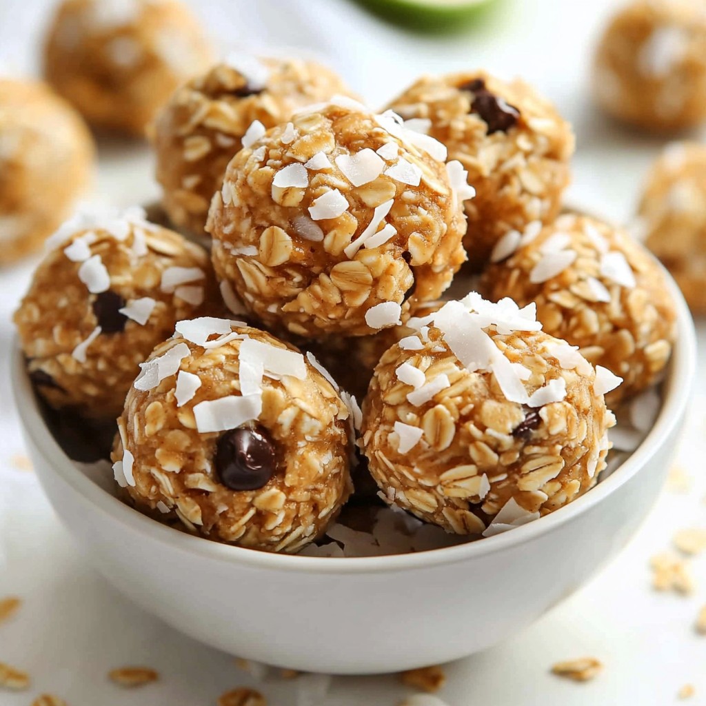 Coconut Lime Energy Bites Nourishing Snack Option