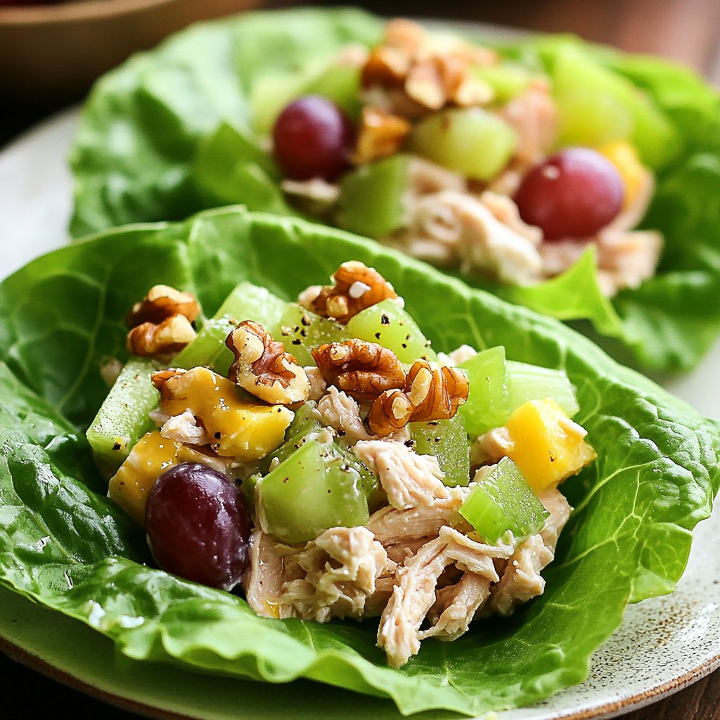 Greek Yogurt Chicken Salad Wraps Quick and Tasty Meal