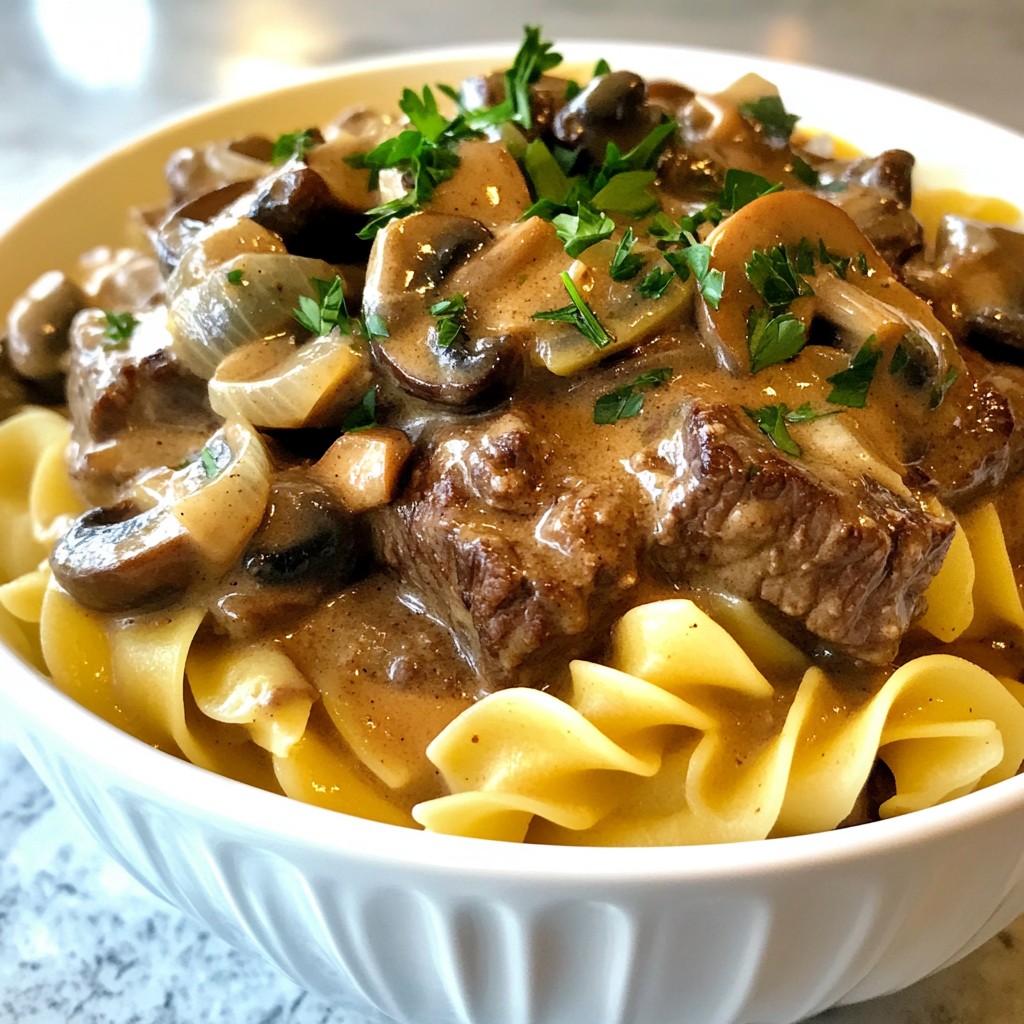 Hearty Instant Pot Beef Stroganoff Flavorful Meal