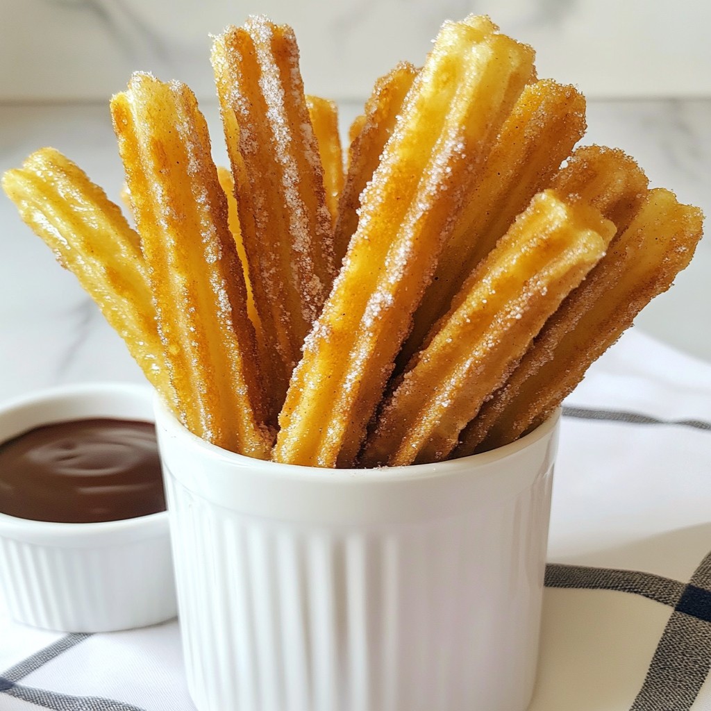 Churro Waffle Sticks Delightful Sweet Treat Recipe