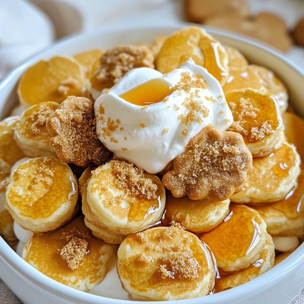 Gingerbread Pancake Cereal Festive and Delicious Treat