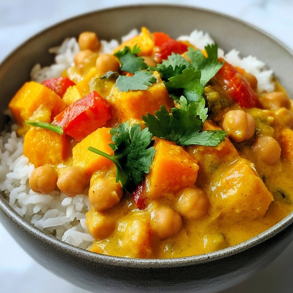 Comforting Instant Pot Sweet Potato Coconut Curry Delight