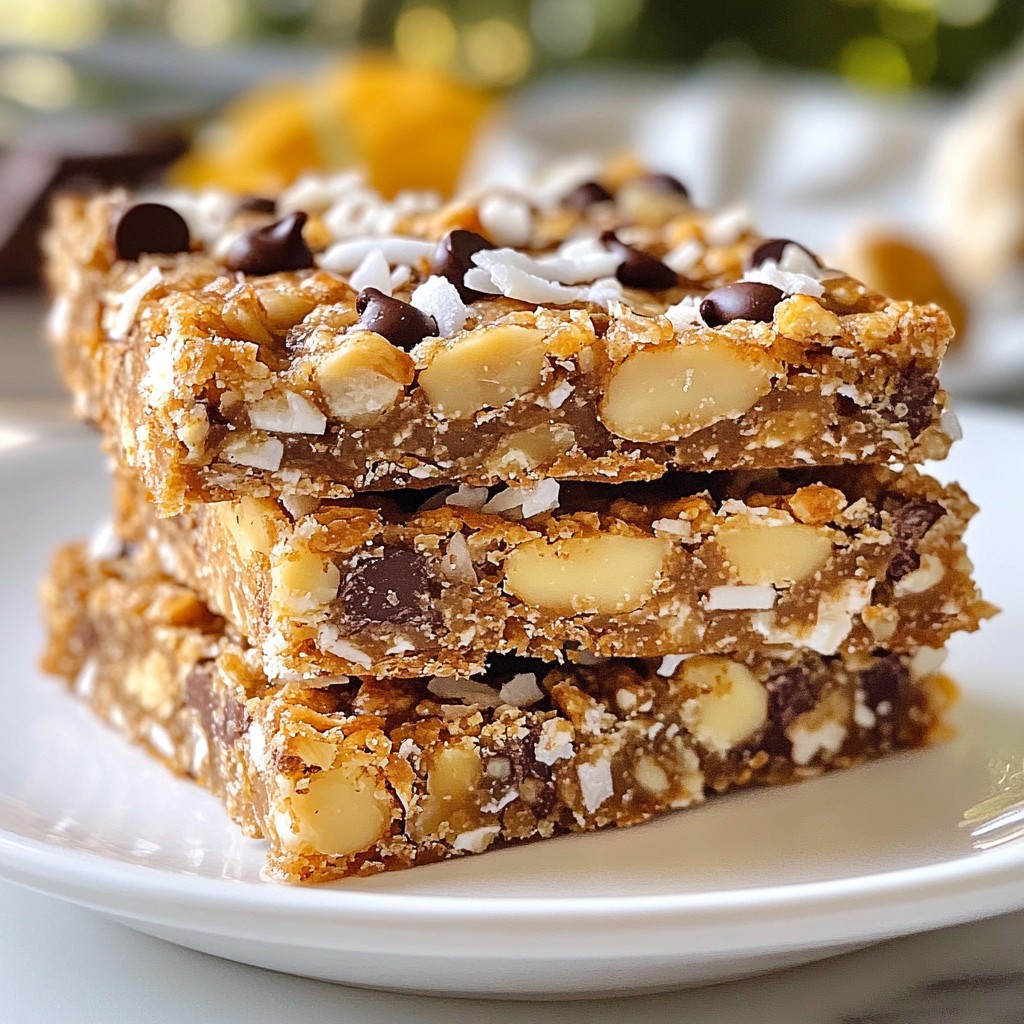 Coconut Macadamia Energy Bars Great for Boosts