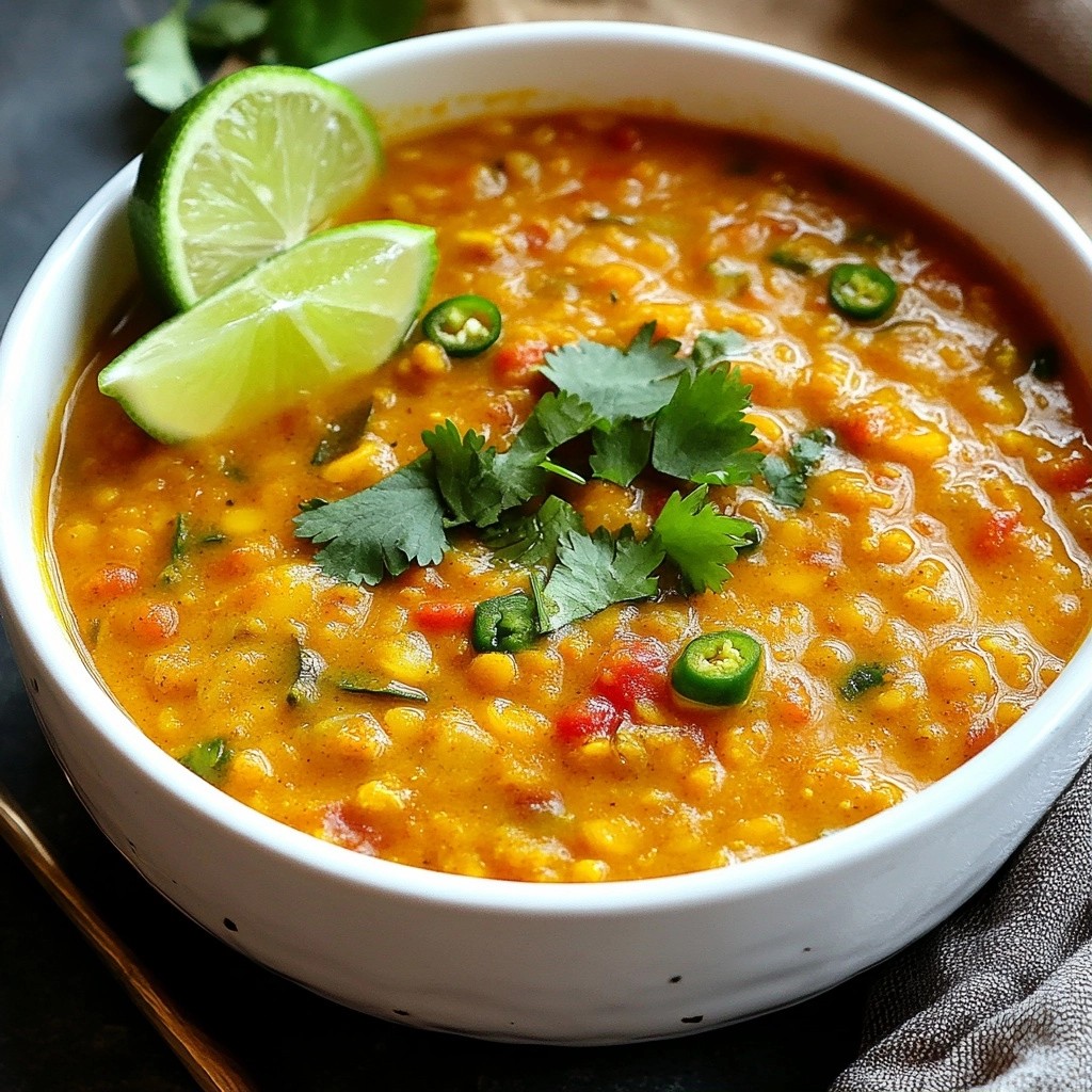 Spicy Instant Pot Coconut Lentil Soup Quick Delight