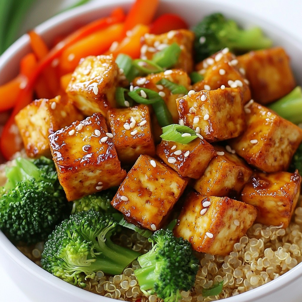 Crispy Garlic Tofu Bowls for a Flavorful Meal