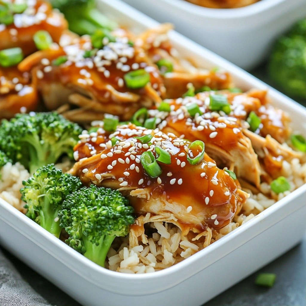 Easy Instant Pot Teriyaki Chicken Meal Prep Delight