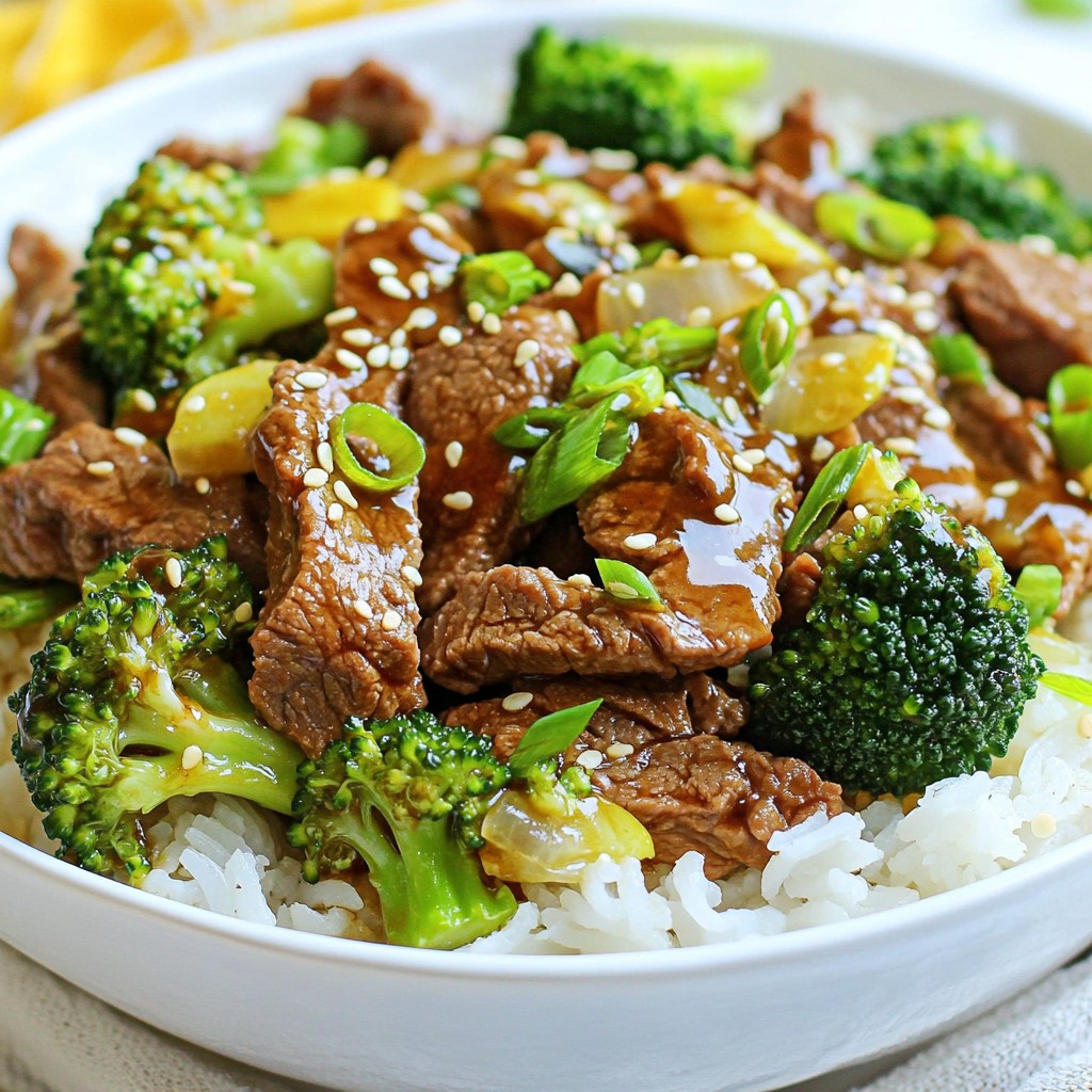 Quick Instant Pot Beef and Broccoli Bowls Delight