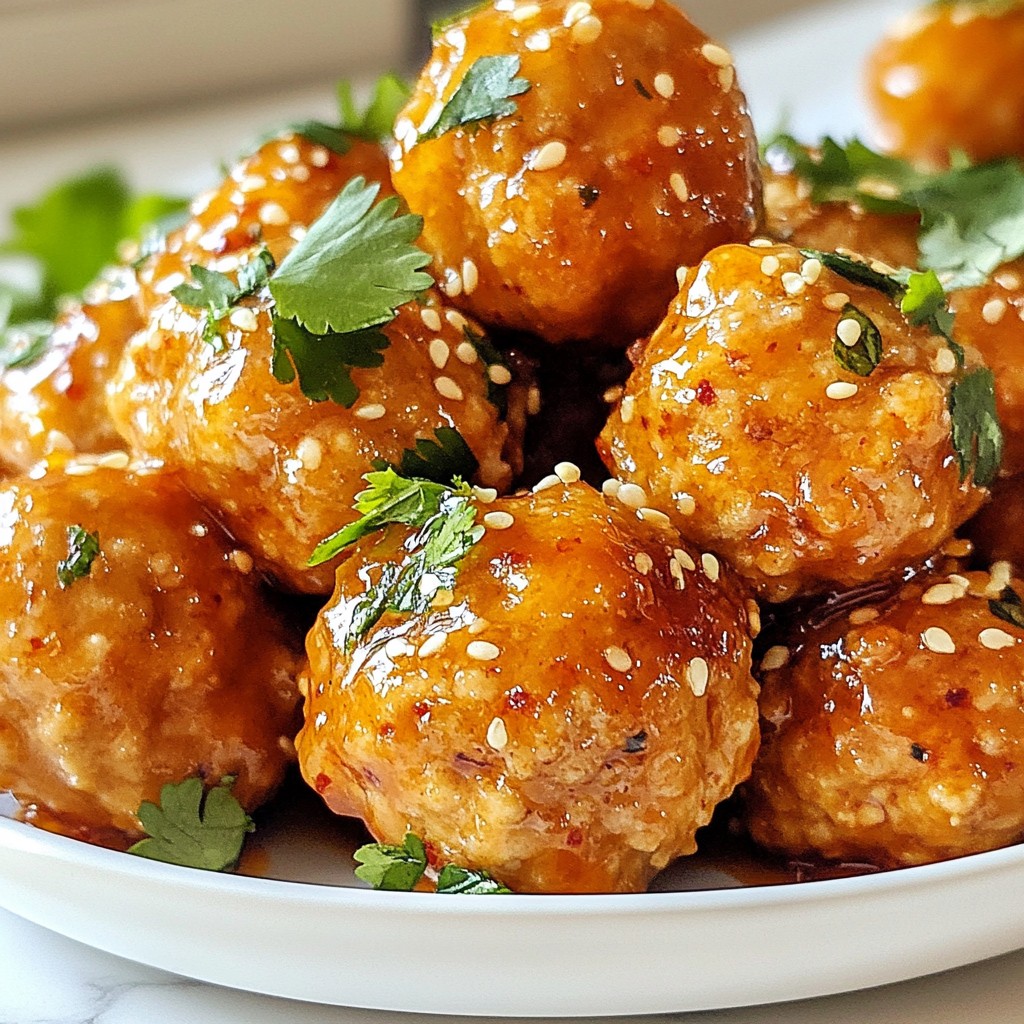 Honey Sriracha Meatballs Flavorful and Easy Recipe