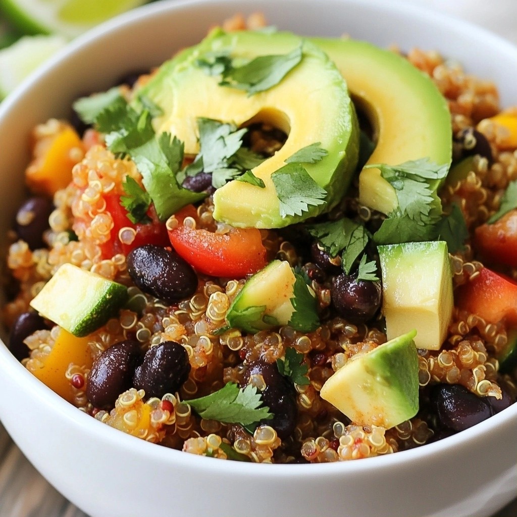 Hearty Instant Pot Quinoa and Black Bean Bowls Delight