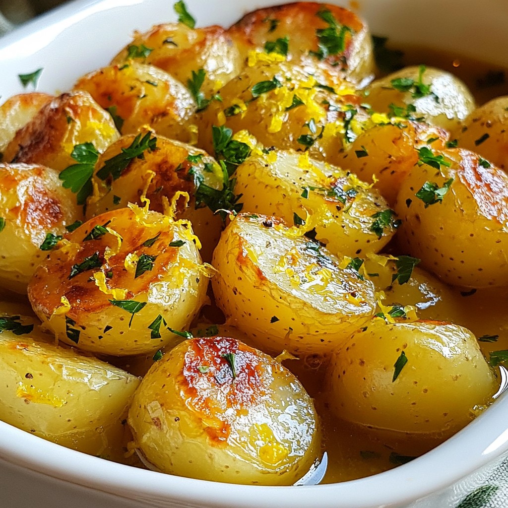Greek Lemon Potatoes Flavorful and Easy Recipe