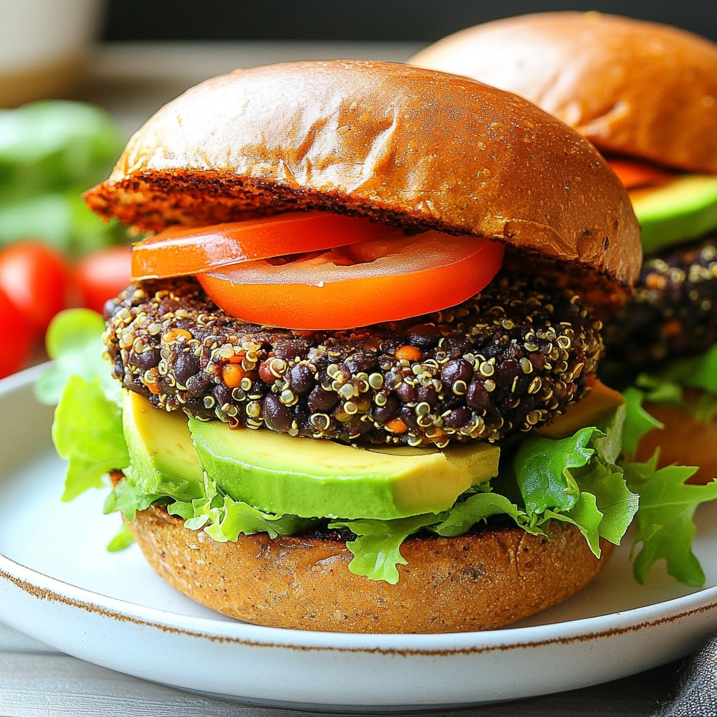 Spicy Vegan Black Bean Burgers Flavorful and Easy Meal