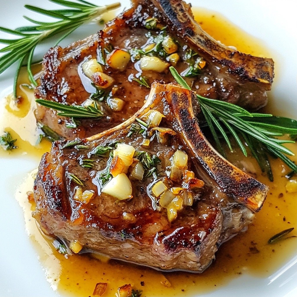 Tender Instant Pot Rosemary Garlic Lamb Chops Recipe