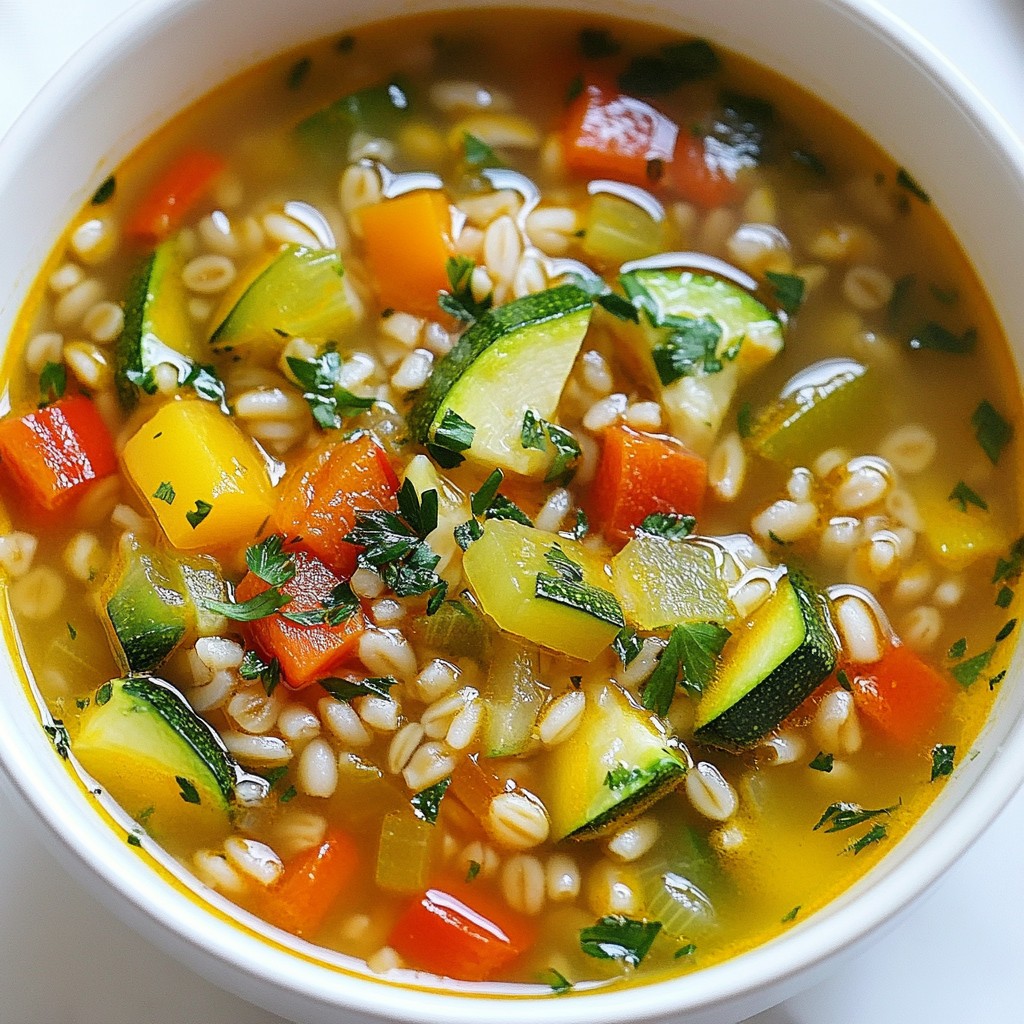 Hearty Instant Pot Rustic Barley Soup Easy Recipe