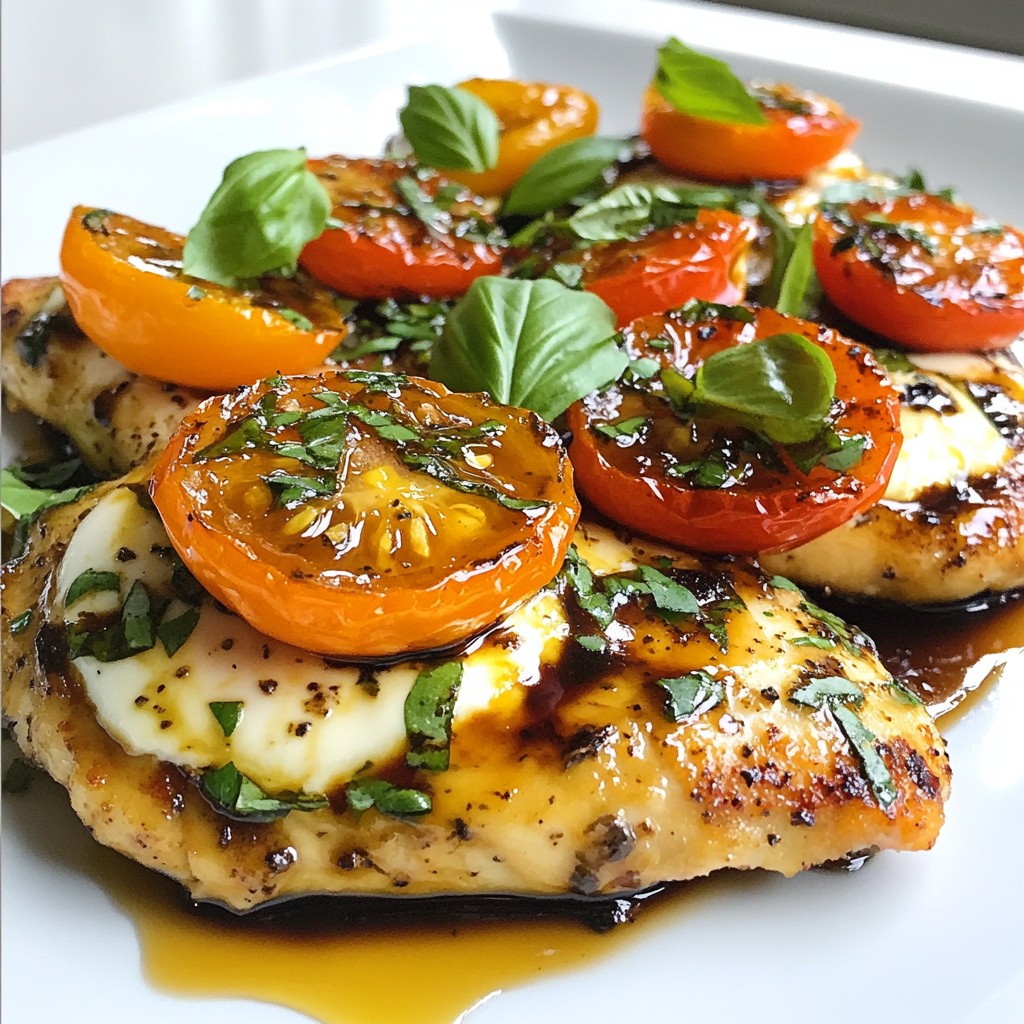 Balsamic Glazed Chicken Caprese Flavorful Weeknight Meal