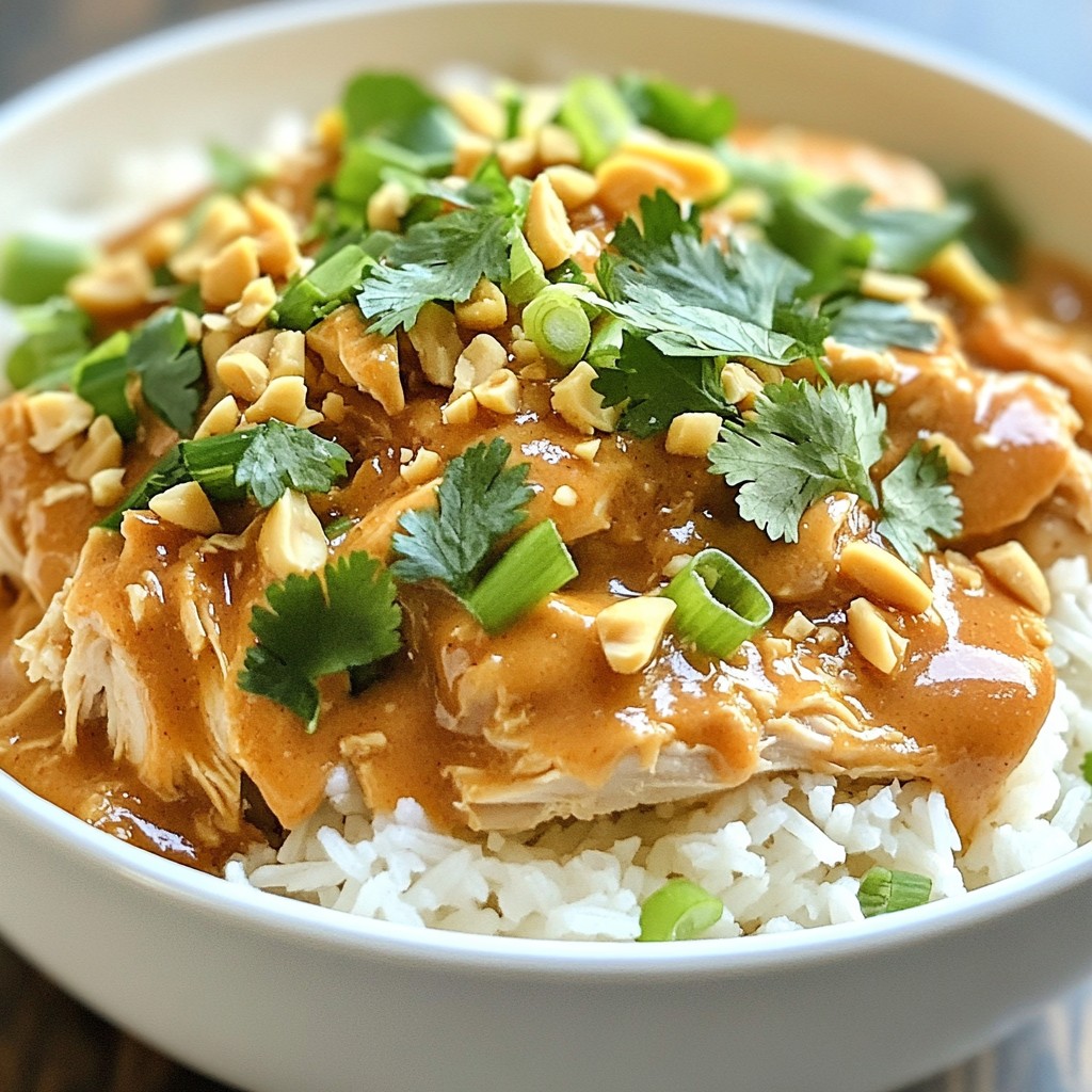 Spicy Instant Pot Thai Peanut Chicken Simple Delight