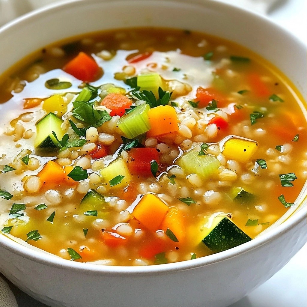 Cozy Instant Pot Vegetable Barley Soup Recipe Guide