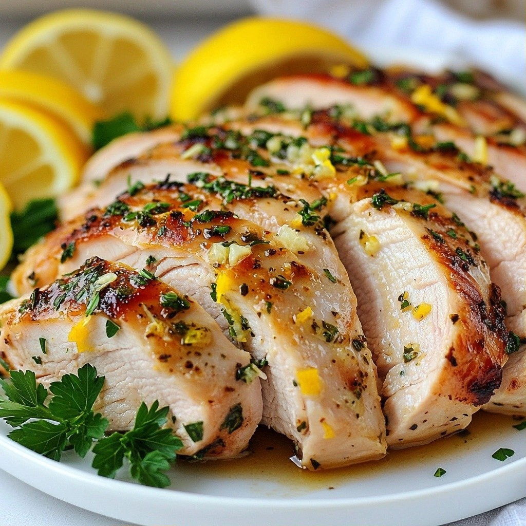 Juicy Instant Pot Lemon Herb Turkey Breast Recipe