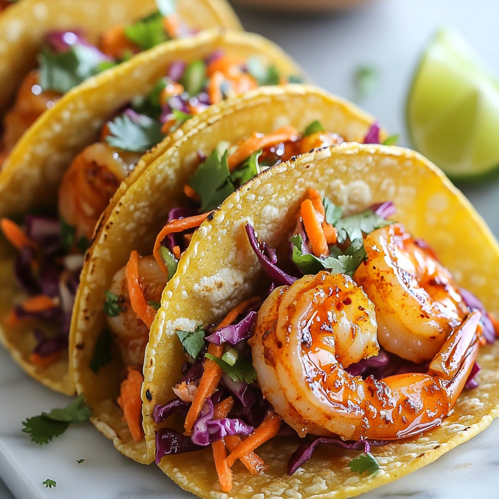 Sweet Chili Shrimp Tacos Tasty and Easy Recipe