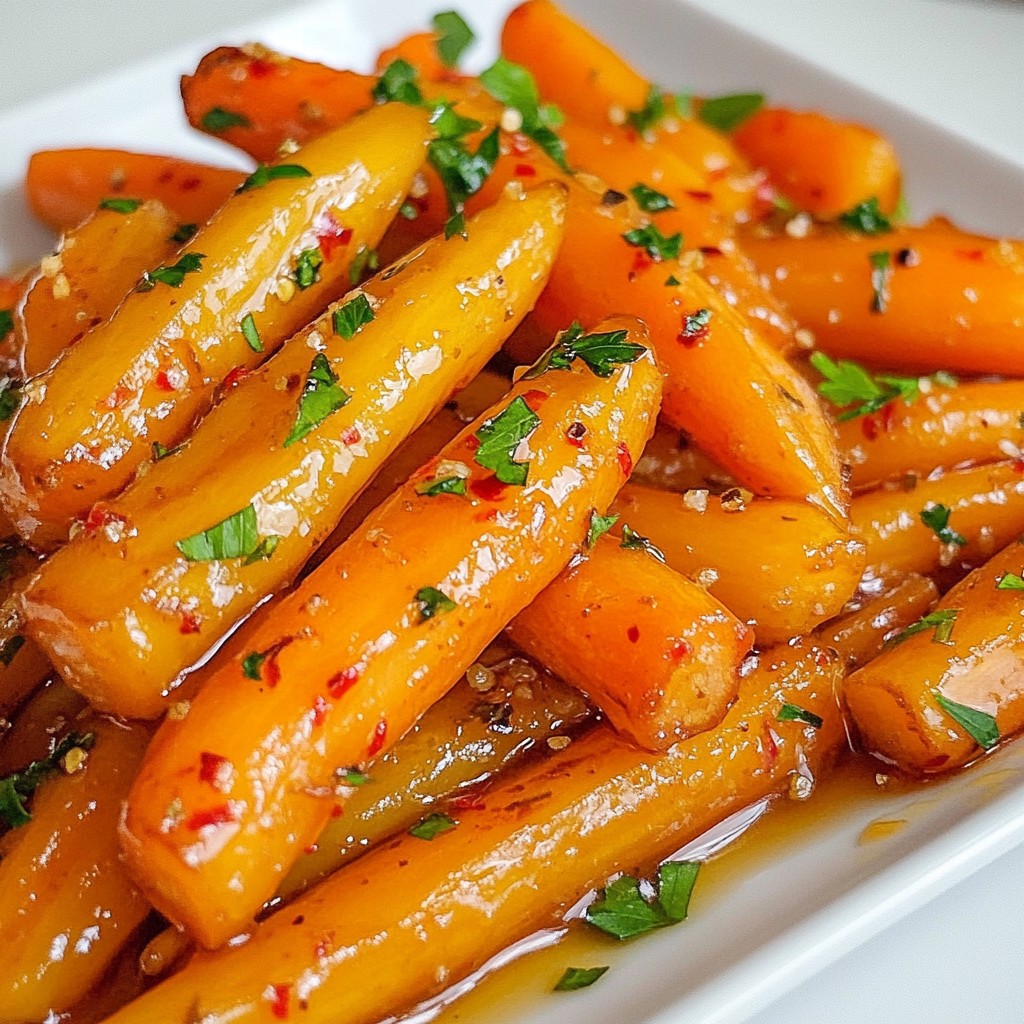 Honey Garlic Glazed Carrots Quick and Flavorful Side