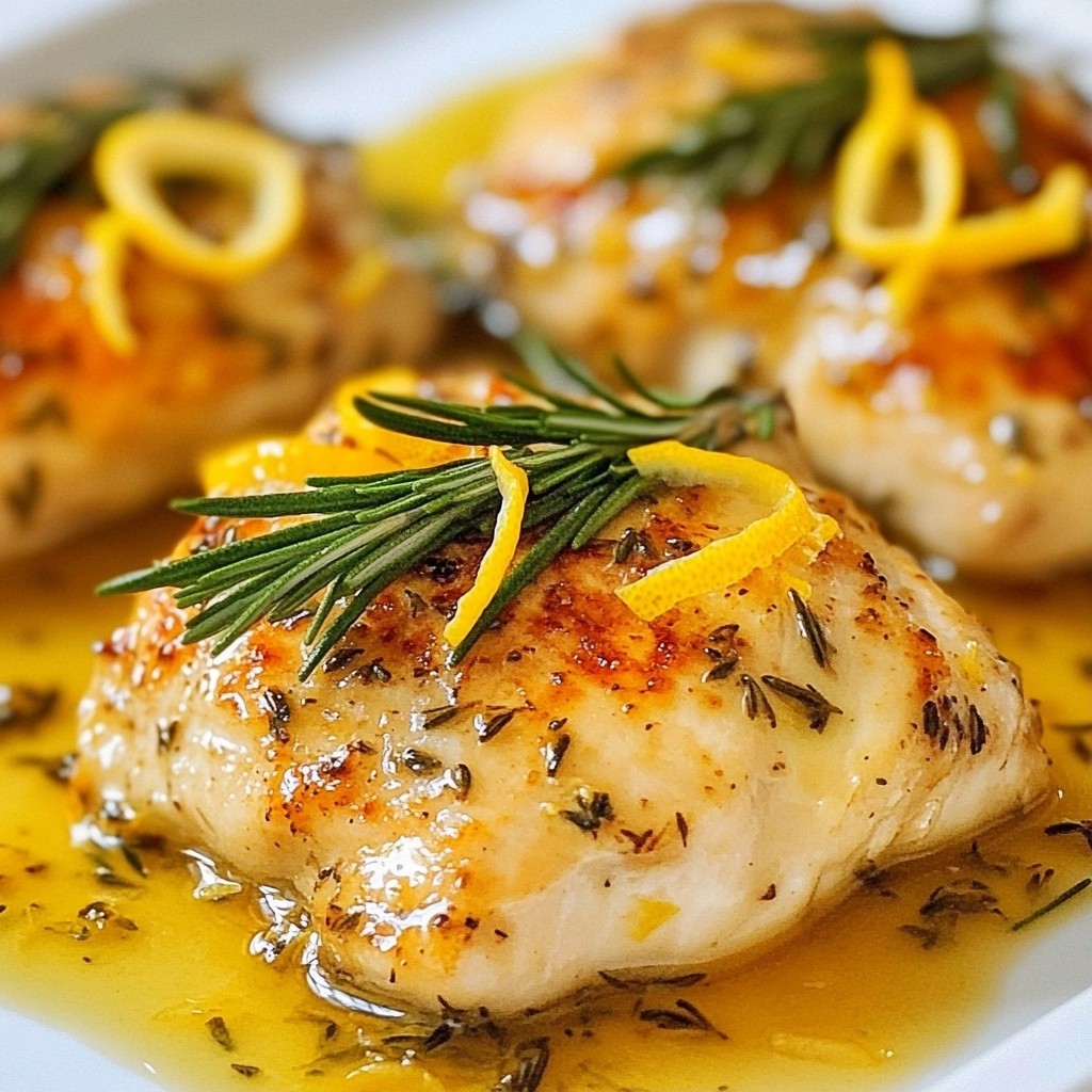 Juicy Instant Pot Lemon Rosemary Chicken Breasts Delight
