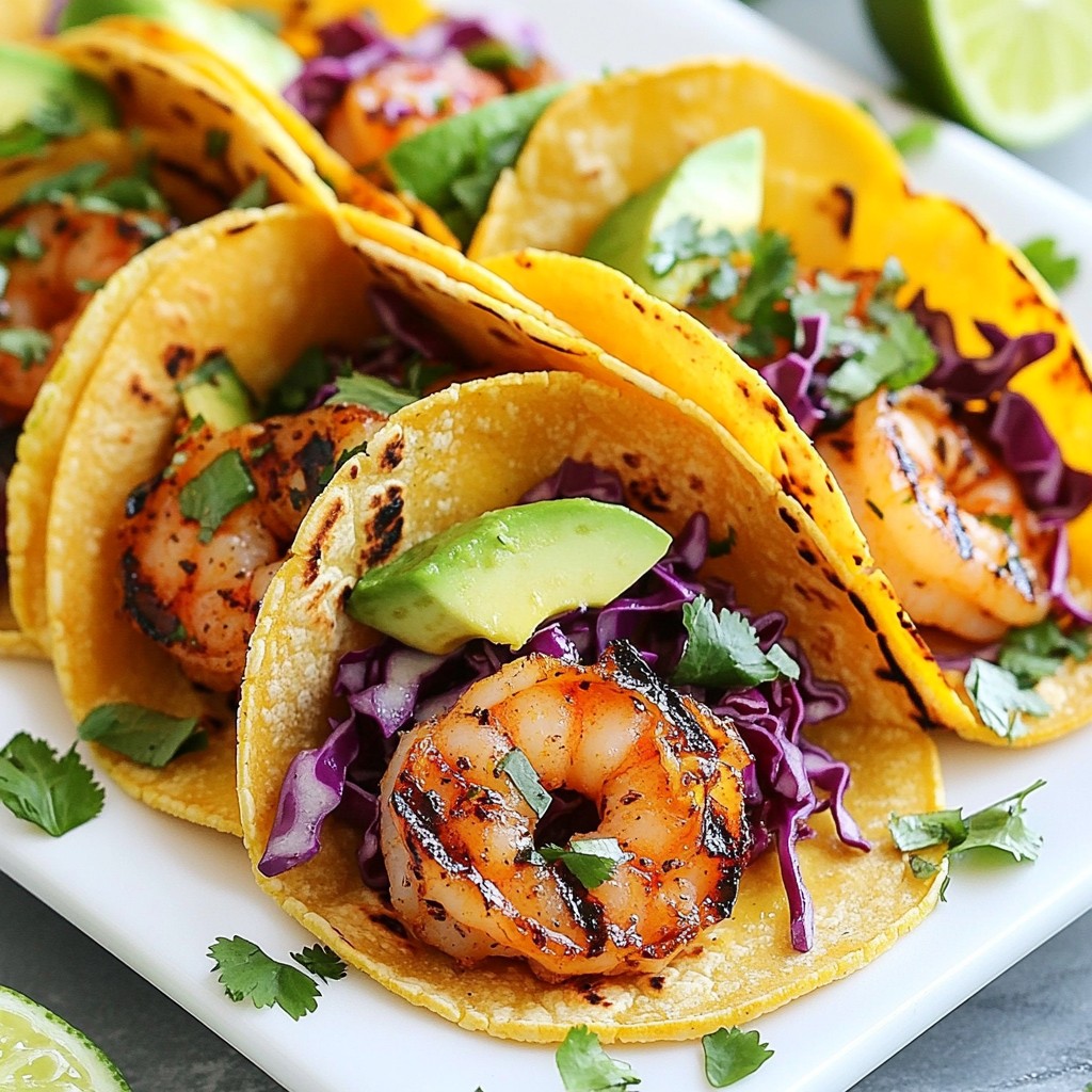 Chili Lime Grilled Shrimp Tacos Flavorful and Fresh Dish