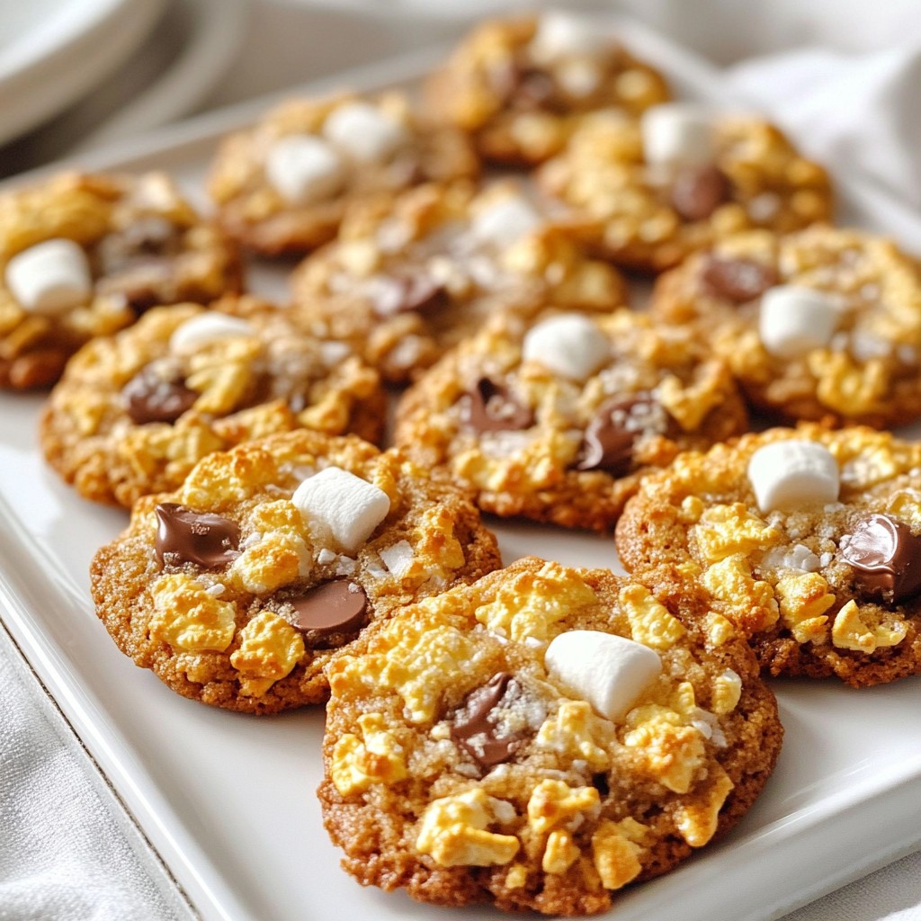 Cornflake Marshmallow Cookies Simple and Sweet Treat