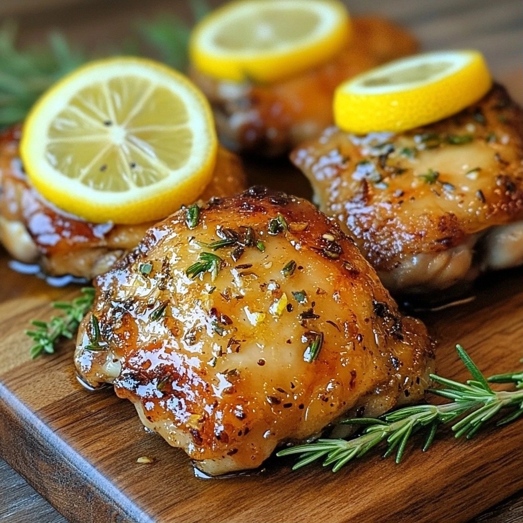 Juicy Instant Pot Herb Lemon Chicken Thighs Delight