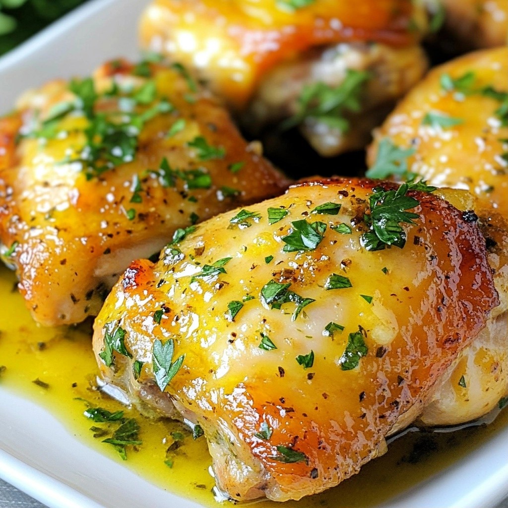 Herbed Instant Pot Lemon Chicken Thighs Simple Recipe