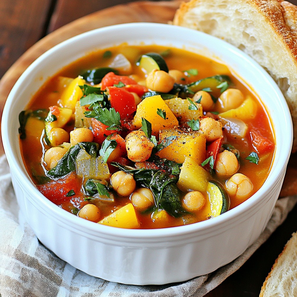 Hearty Instant Pot Mediterranean Chickpea Stew Recipe