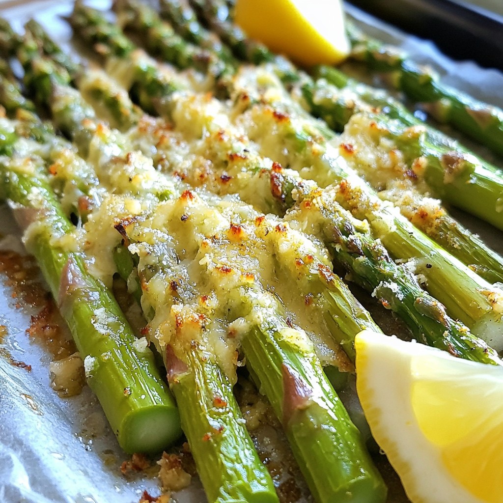 Parmesan Herb Roasted Asparagus Flavorful Side Dish