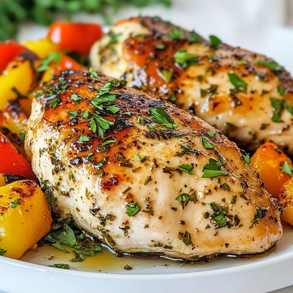 Savory Instant Pot Herb Marinated Chicken Breasts Recipe