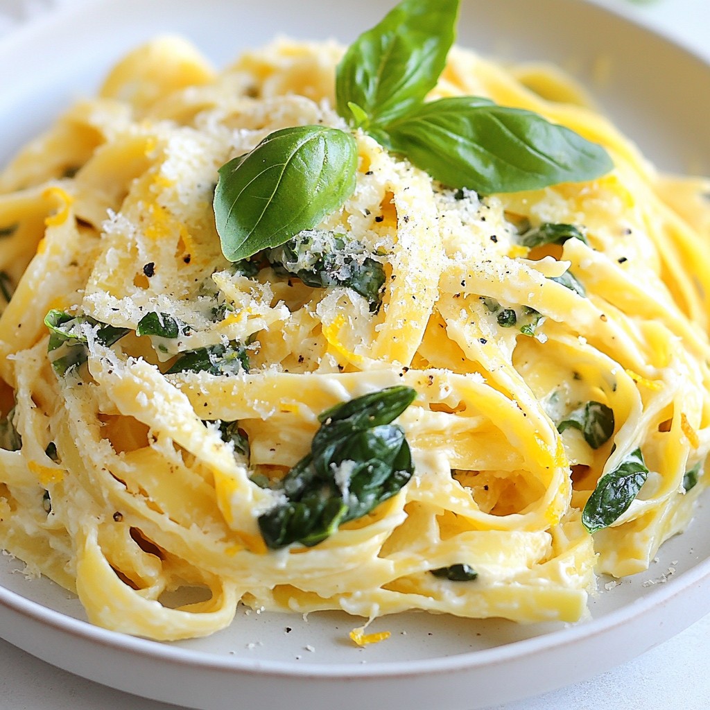 Lemon Ricotta Pasta Delightfully Creamy Dish
