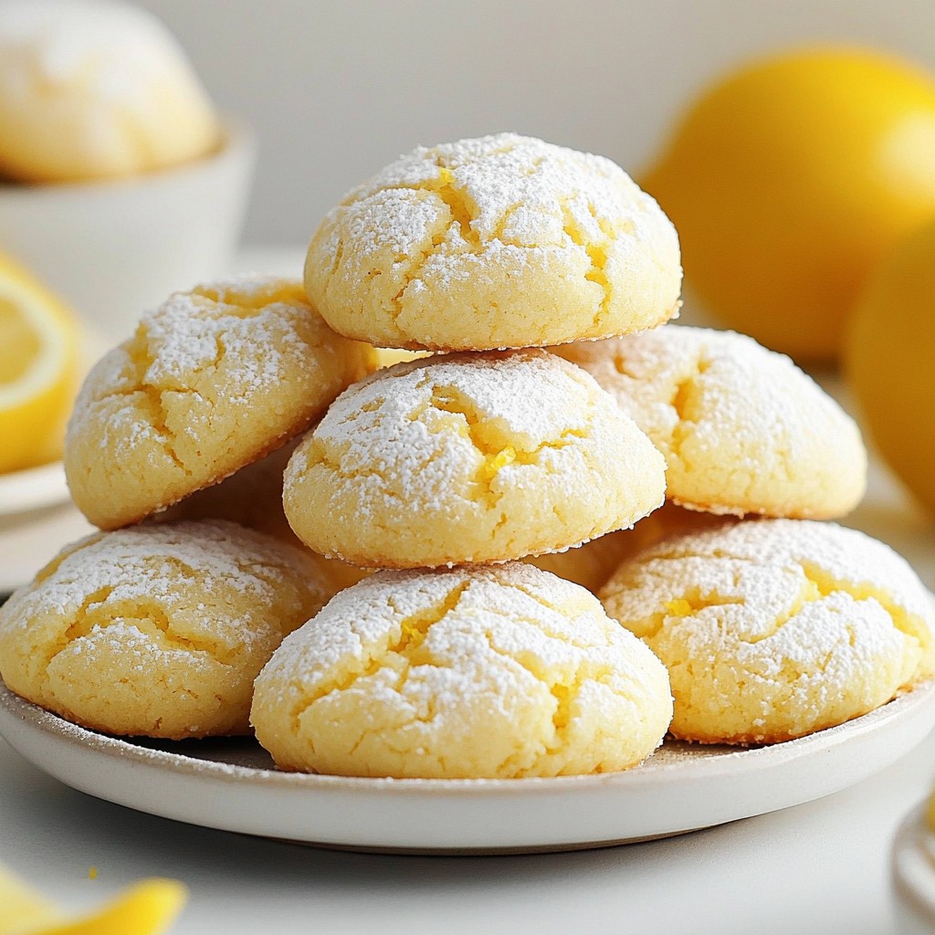 Lemon Ricotta Cookies Delightful and Soft Treat