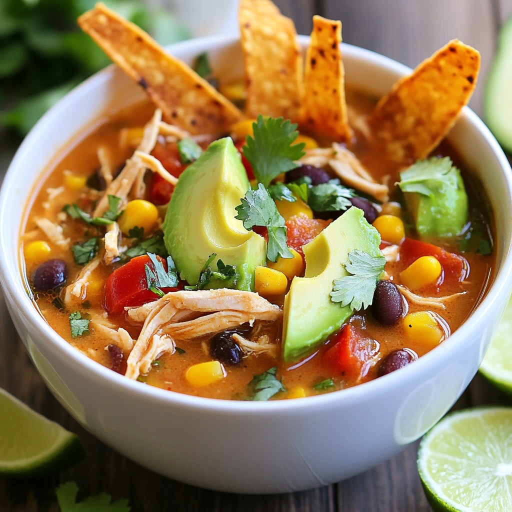Creamy Instant Pot Chicken Tortilla Soup Delight