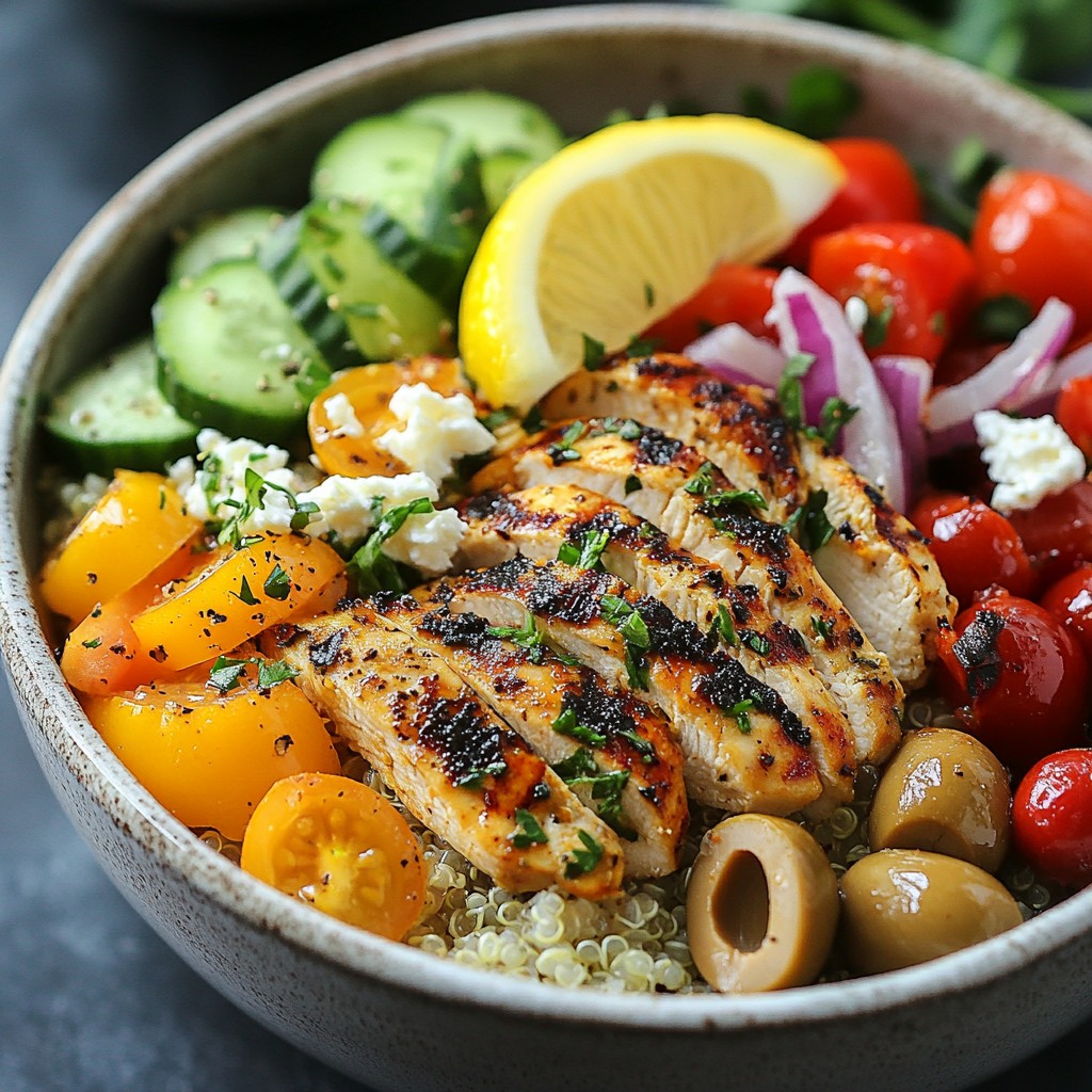 Greek Chicken Power Bowls Healthy and Simple Meal