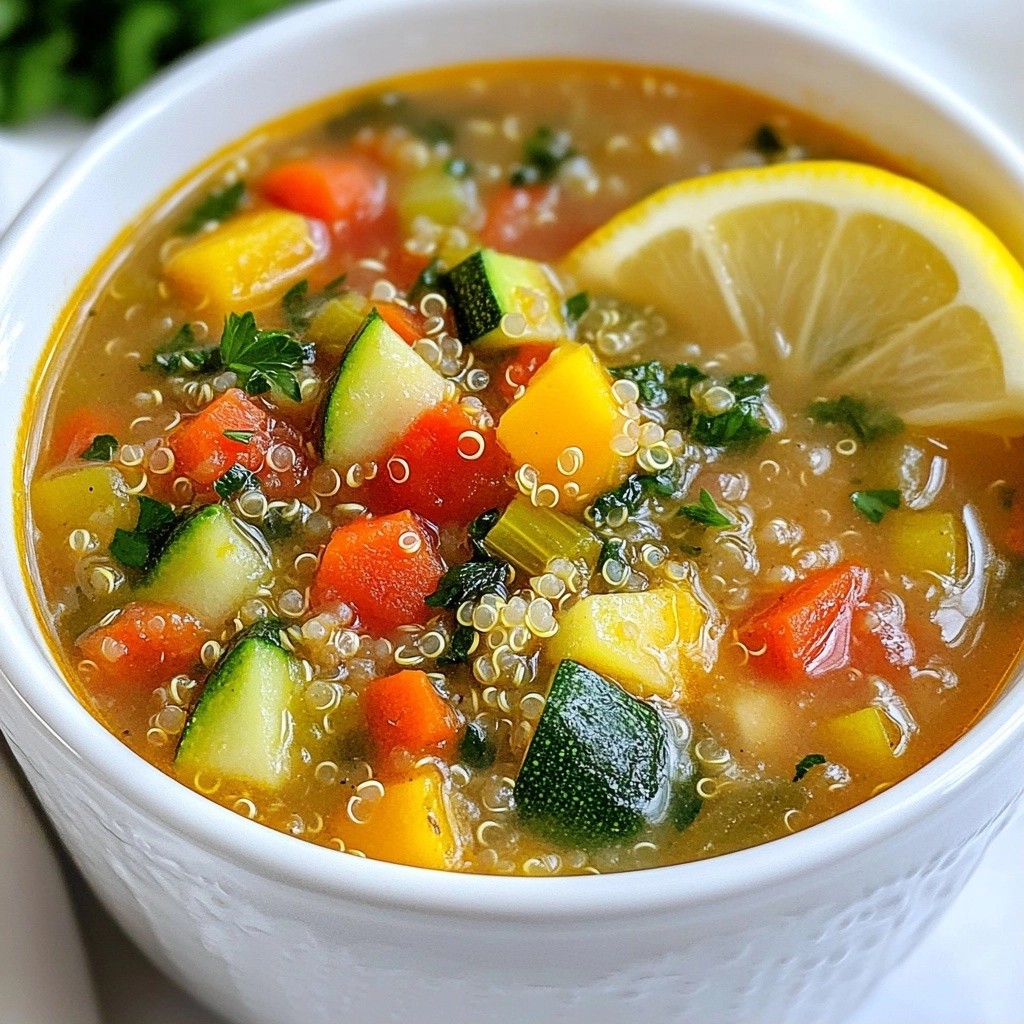 Satisfying Instant Pot Vegetable Quinoa Soup Recipe