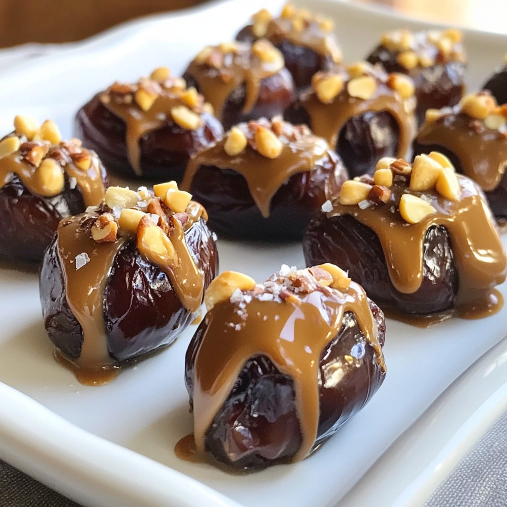 Irresistible Snickers Stuffed Dates Easy Treat Recipe