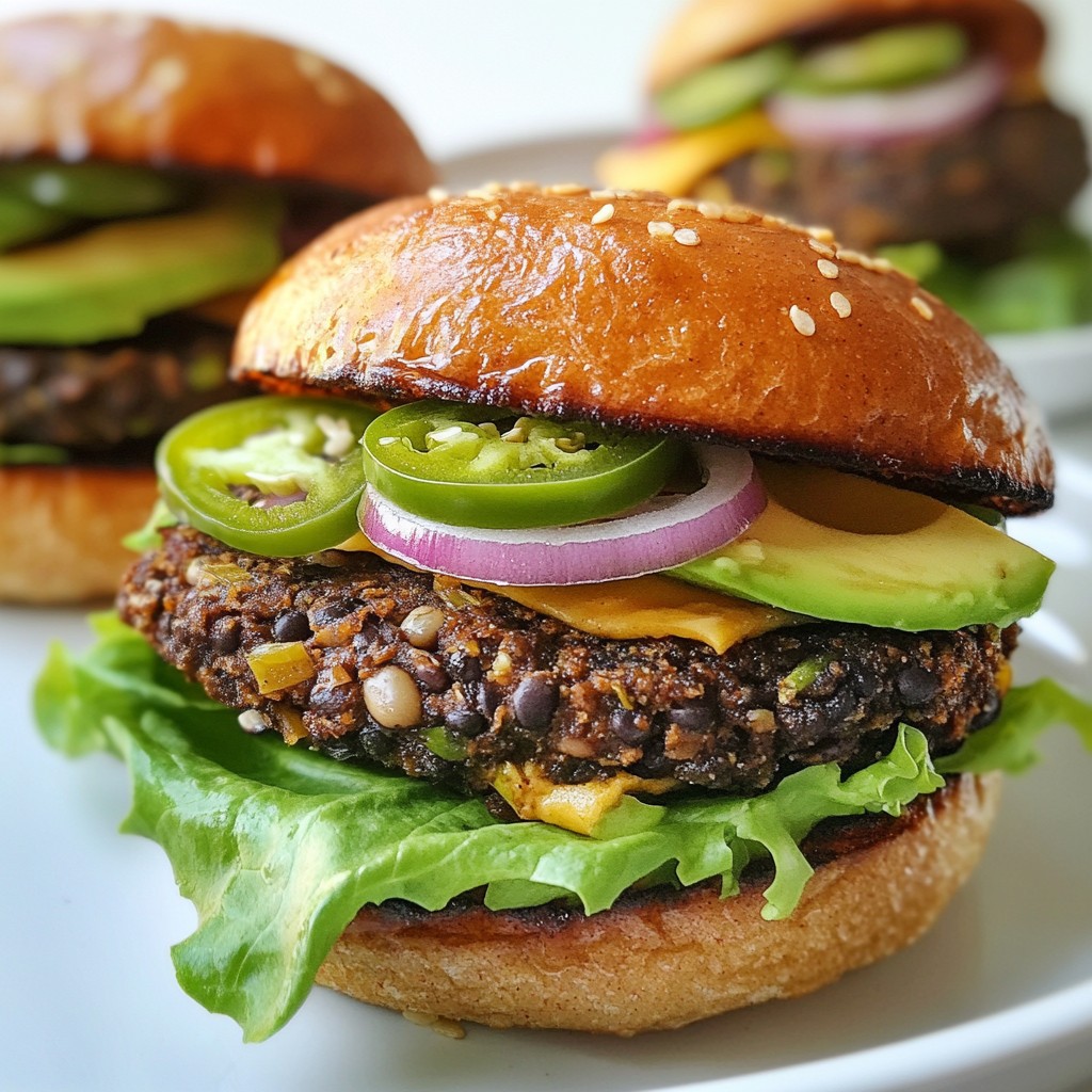 Spicy Black Bean Burgers Flavorful and Easy Recipe