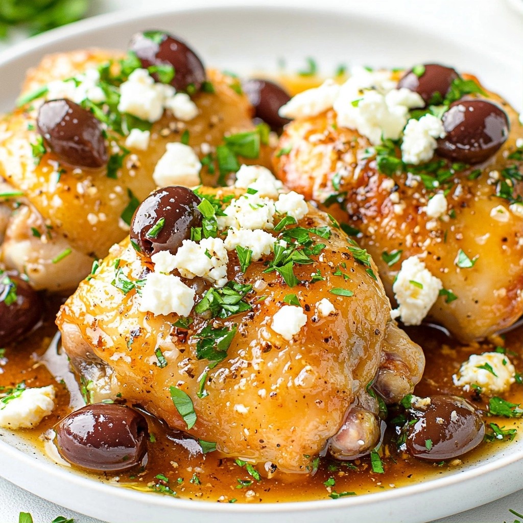 Tangy Instant Pot Greek Chicken Thighs Recipe Guide