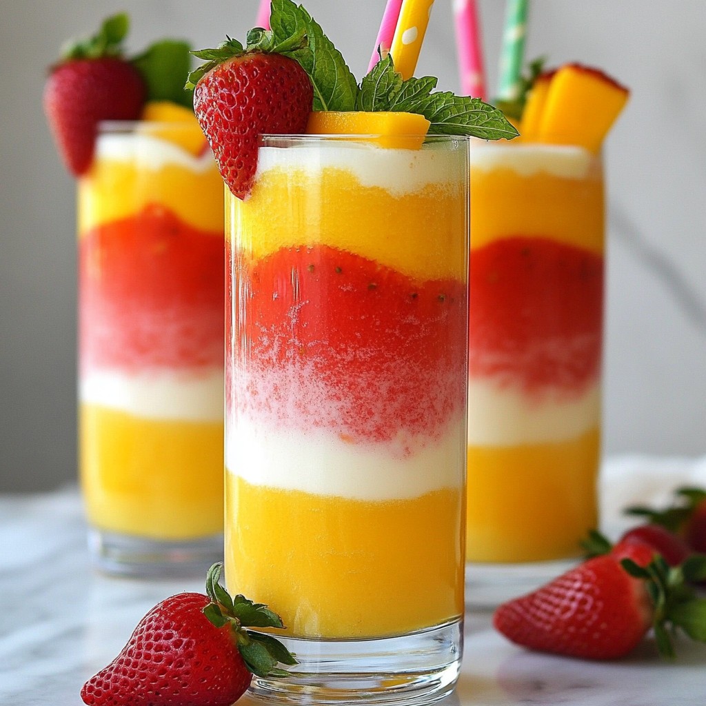Strawberry Mango Smoothie Simple and Refreshing Treat