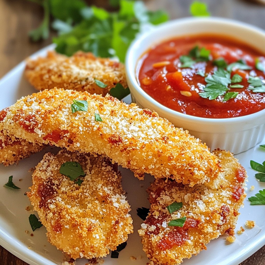 Parmesan Crusted Chicken Tenders Simple and Tasty